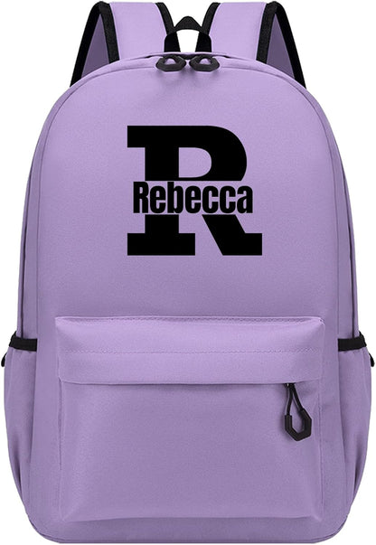 Personalized Varsity Initial Backpack