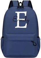 Personalized Varsity Initial Backpack