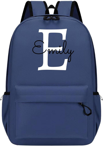 Personalized Varsity Initial Backpack