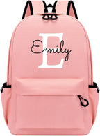 Personalized Varsity Initial Backpack