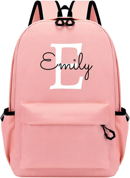 Personalized Varsity Initial Backpack