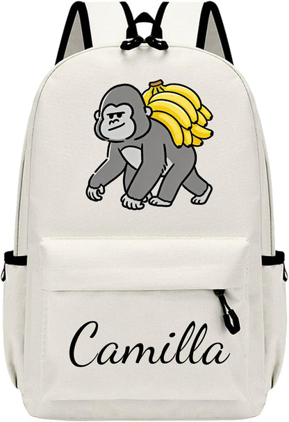 Personalized Varsity Initial Backpack