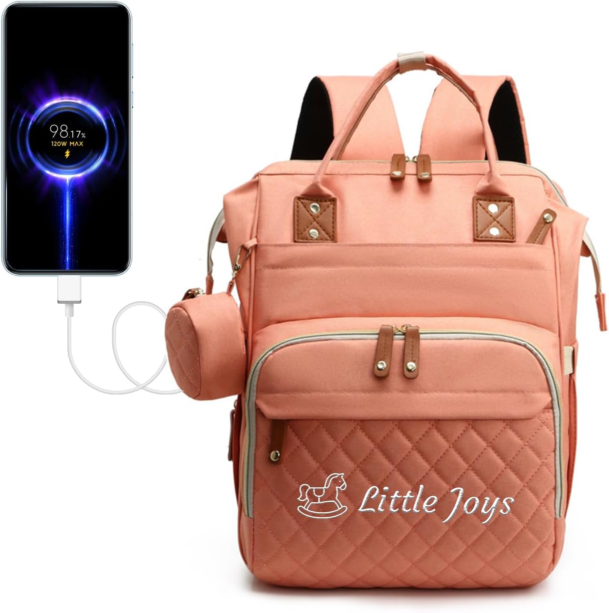 Personalized Multi-Function Diaper Backpack