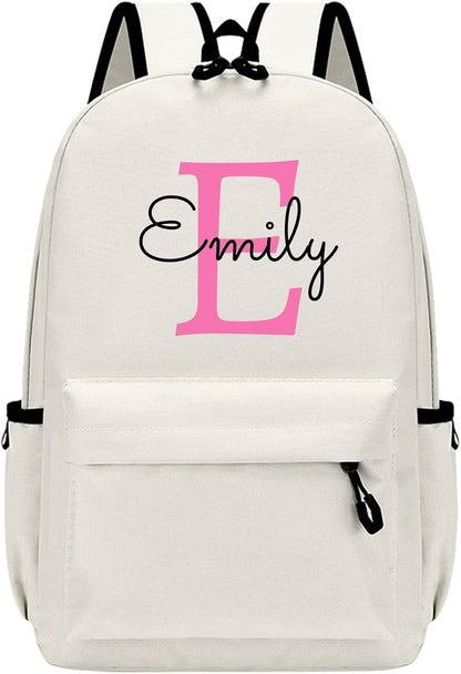 Personalized Varsity Initial Backpack