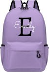 Personalized Varsity Initial Backpack