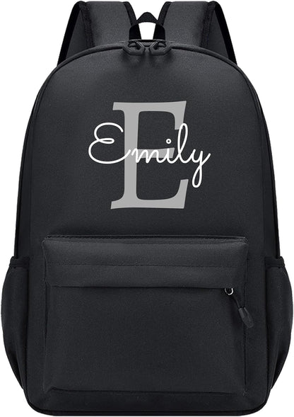 Personalized Varsity Initial Backpack