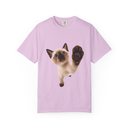 Reaching Paw Cat Tee