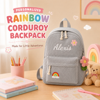 Personalized Meadow Corduroy Backpack