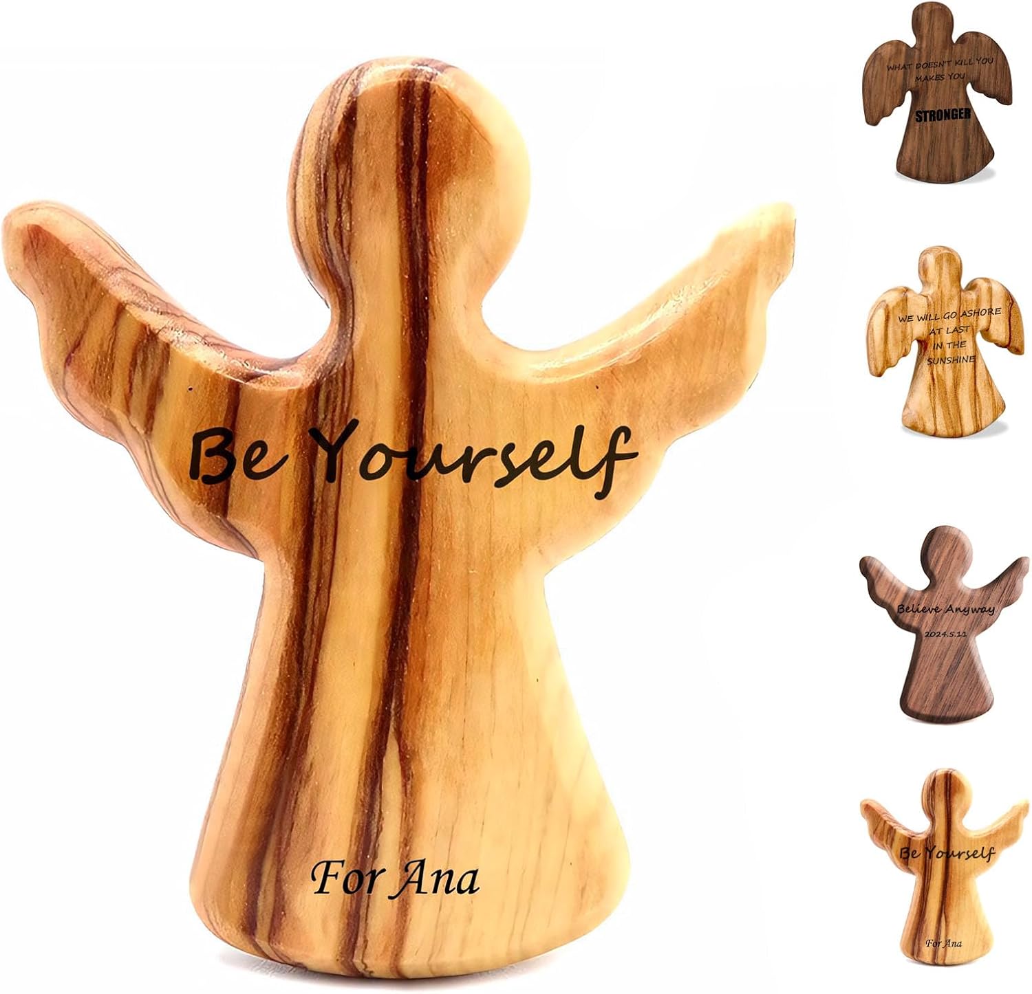 Personalized Wooden Angel Keepsake