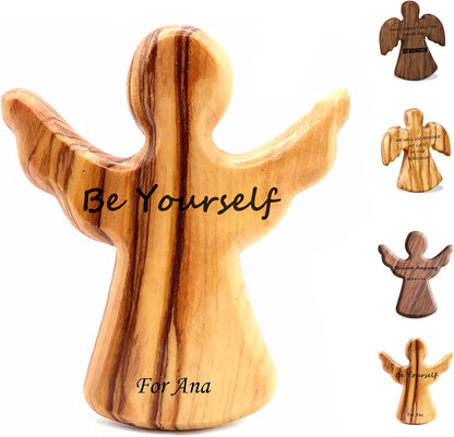 Personalized Wooden Angel Keepsake