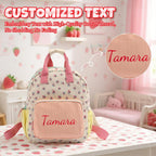 Personalized Strawberry Toddler Backpack
