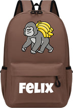 Personalized Varsity Initial Backpack