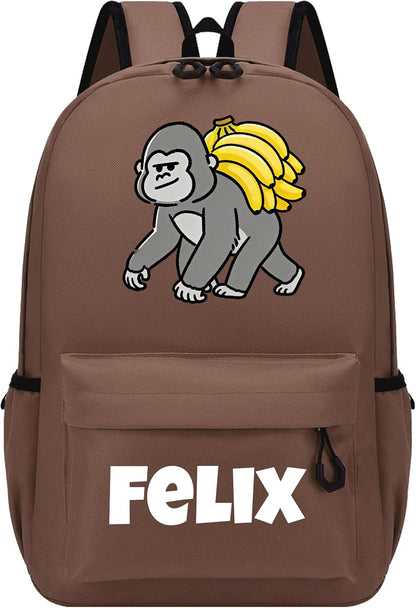Personalized Varsity Initial Backpack