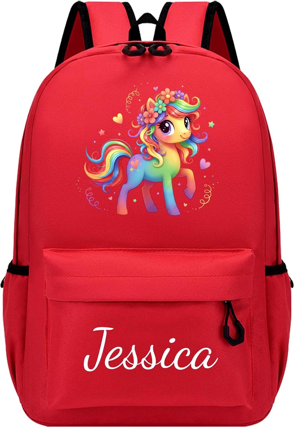 Personalized Varsity Initial Backpack
