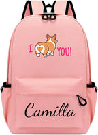 Personalized Varsity Initial Backpack