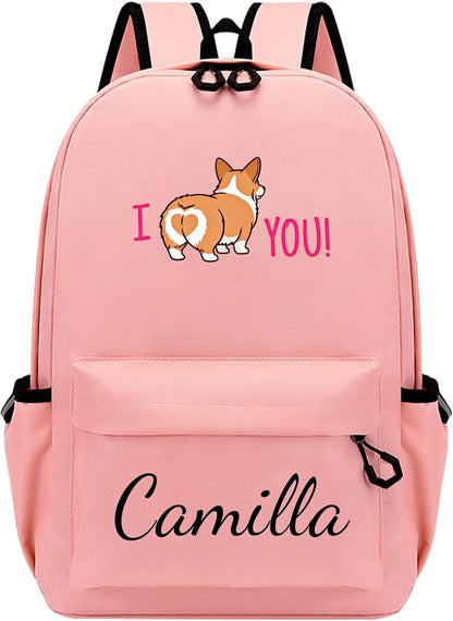 Personalized Varsity Initial Backpack