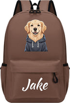 Personalized Varsity Initial Backpack