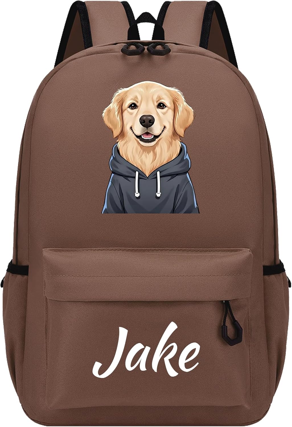 Personalized Varsity Initial Backpack