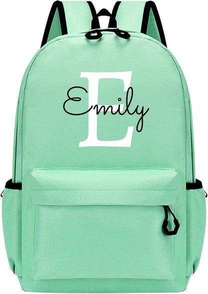Personalized Varsity Initial Backpack