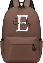 Personalized Varsity Initial Backpack