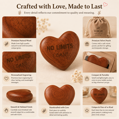 Personalized Wooden Heart Keepsake
