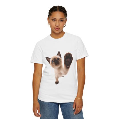 Reaching Paw Cat Tee