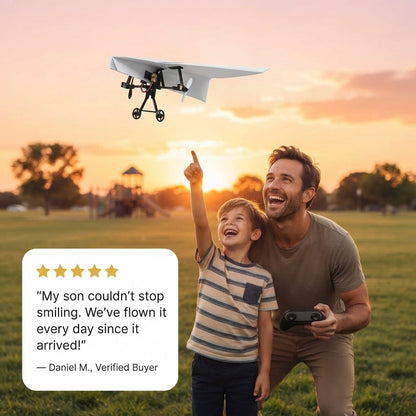 SkyGlider RC Paper Airplane-Christmas gift