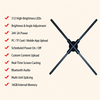 3D LED Hologram Fan Display with App Control and Optional Stand