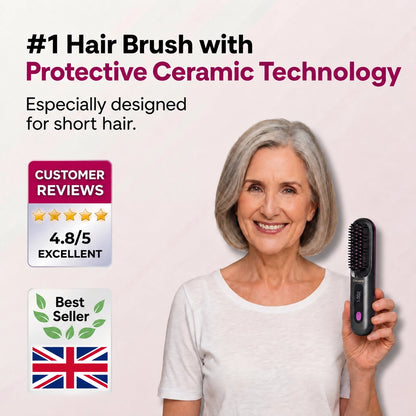 Short Hair Styling Brush – Volume & Smooth Hair in Minutes