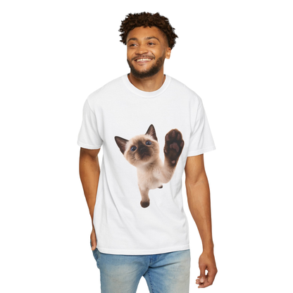 Reaching Paw Cat Tee