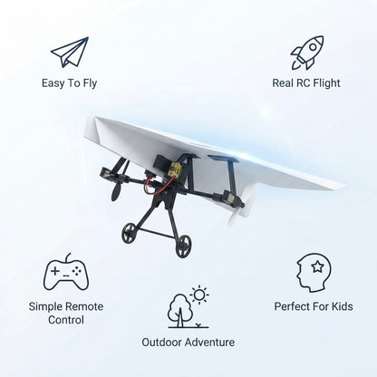 SkyGlider RC Paper Airplane-Christmas gift