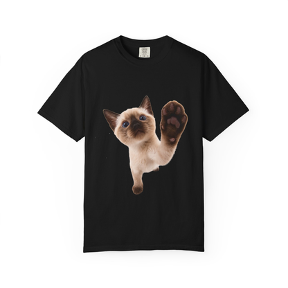 Reaching Paw Cat Tee