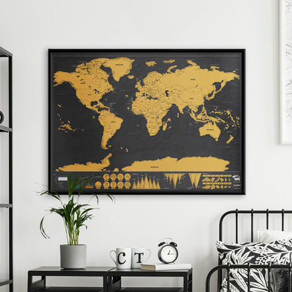 Delux Scratch Map