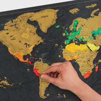 Delux Scratch Map