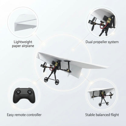 SkyGlider RC Paper Airplane-Christmas gift