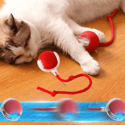 Self-Moving Cat Toy Ball – 360° Auto-Rolling, Smart Interactive Pet Ball for Indoor Cats & Small Dogs