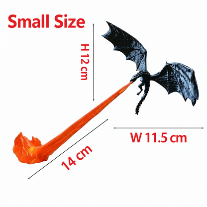 Dragon Flame Decor 3D Dragon Flame Book Nook Flying Fire Dragon Statue Unique Christmas Birthday Gift for Dragon Lovers Home USe