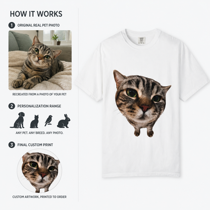 Two Paws Up Cat Tee