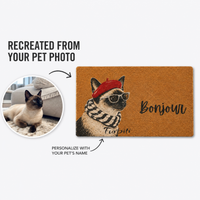 French Beret Pet Doormat