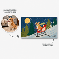 Moonlit Winter Doormat