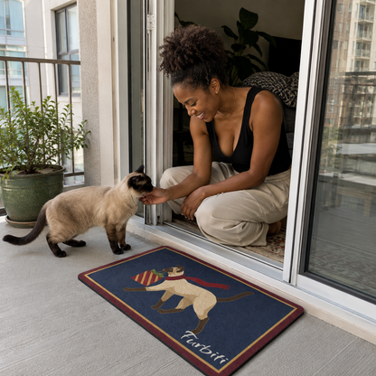 Katzen-Wollknäuel-Fußmatte