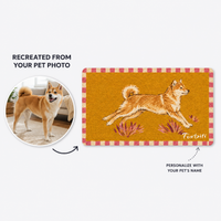 Running Pet Doormat