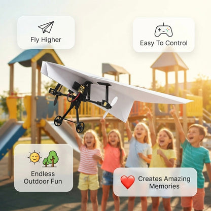 SkyGlider RC Paper Airplane-Christmas gift