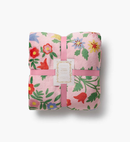 Fleece Blanket - Rosette