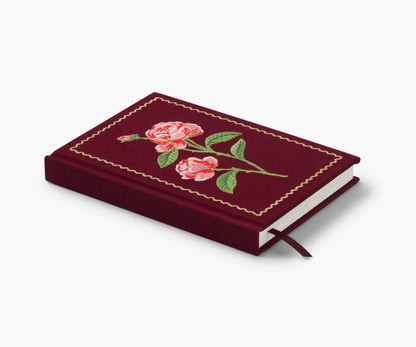 Besticktes Journal - Rosen