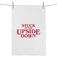 Stranger Things Stuck In The Upside Down Tea Towel