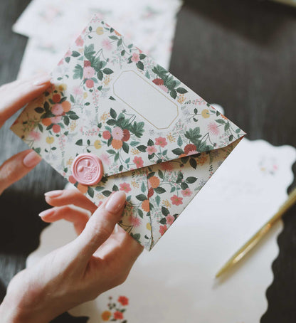 Briefpapier-Set - Dahlie