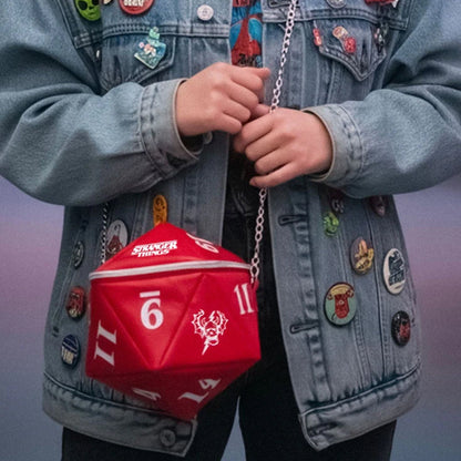 Stranger Things Faux Leather Handbag D&D Dice