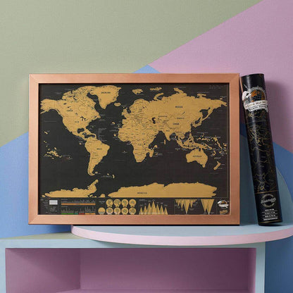 Delux Scratch Map