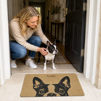 Tan Line Art Doormat